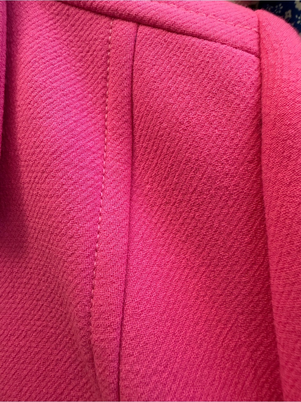 J. Crew Hot Pink Wool-Blend Single-Breasted Coat - Picture 4 of 5